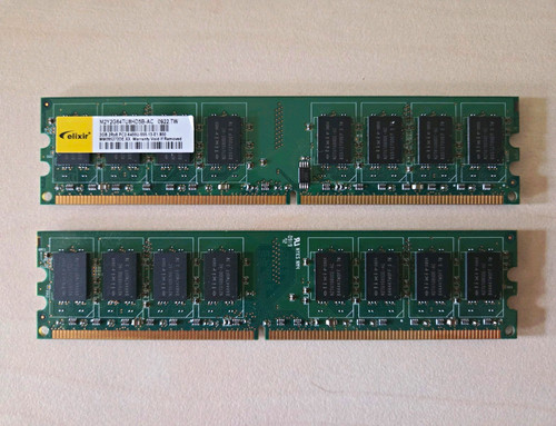 Elixir ddr2 dimm 4gb - ddr2, (2x2gb)