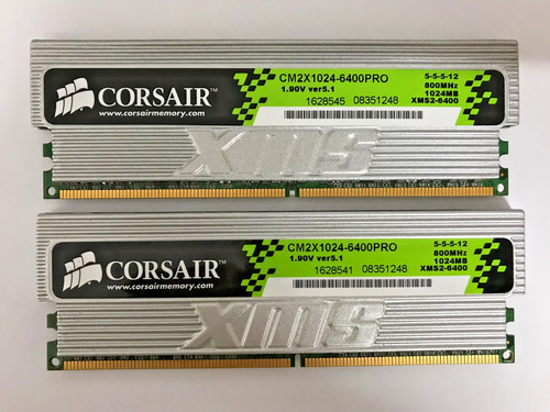 Corsair xms2 pro 2gb - xms2, (2x1gb)