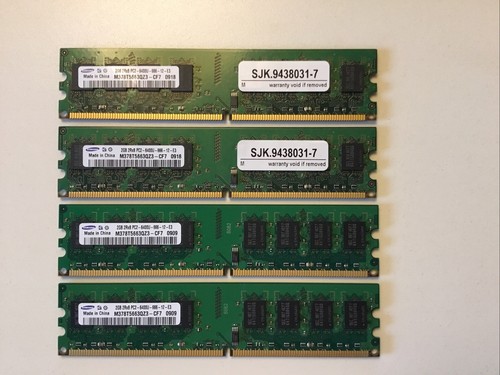 8gb samsung ddr2 ram - (4x, 2gb