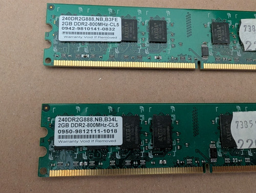 4gb kit 2x2gb - 2x2gb, ddr2