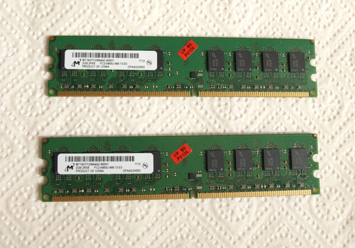 Ram micron pc2 - ram, pc2-6400u-666-13-e0
