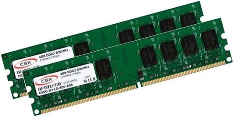 4gb 8gb ddr2 800 mhz - 2x,