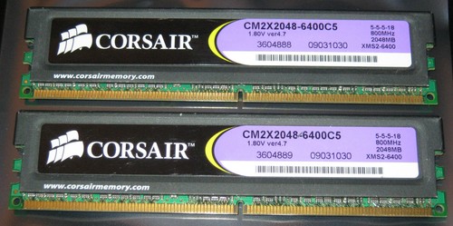 4gb kit corsair ddr2 - 4gb,