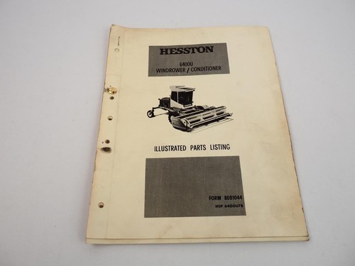Hesston 6400u windrower - 6400u,