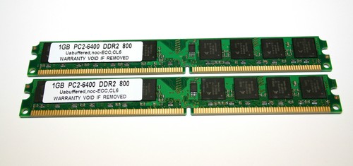 2gb 2x1gb ddr2 - 2gb, (desktop)