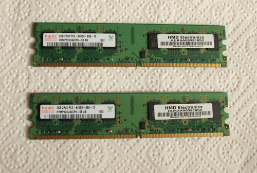 Ram hynix pc2 6400u - ram, pc2-6400u-666-12