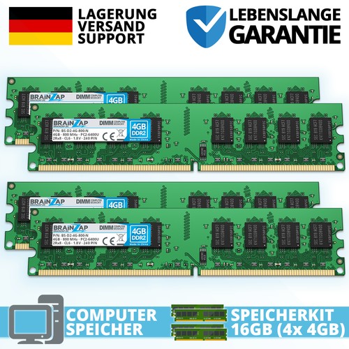 Brainzap 16gb ddr2 ram - ram,