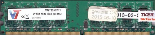 V72t2gnxnfi pc2 6400u 2gb - v7, pc2-6400u